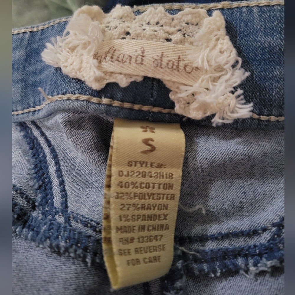 Altar'd State Size Small Light Blue Flare Jeans - Picture 2 of 5